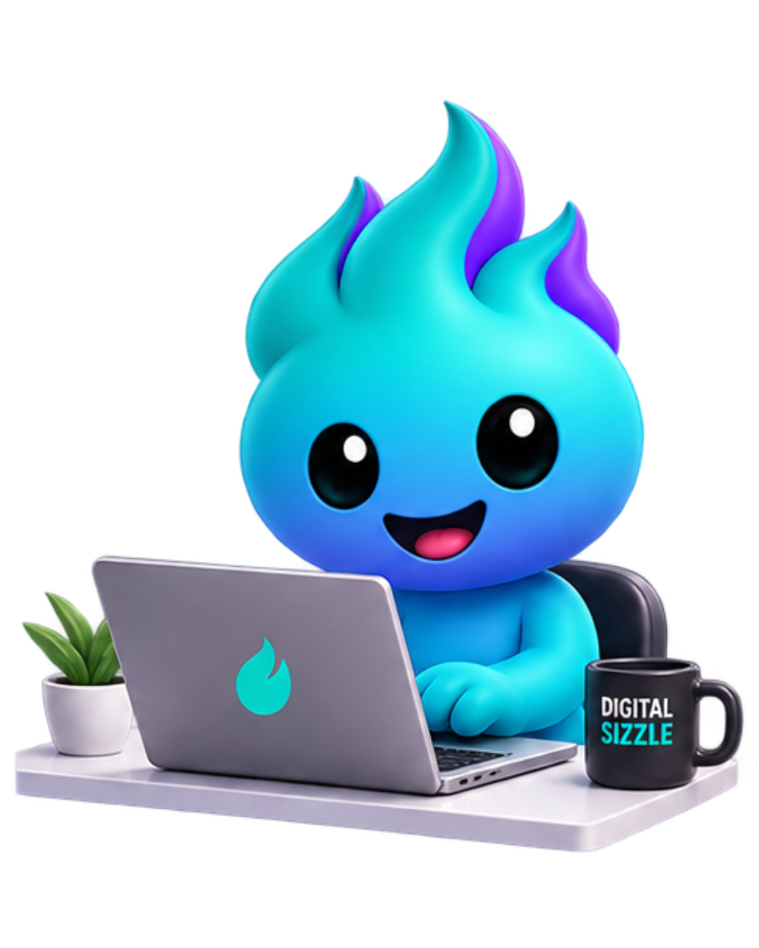 Digital Sizzle mascot